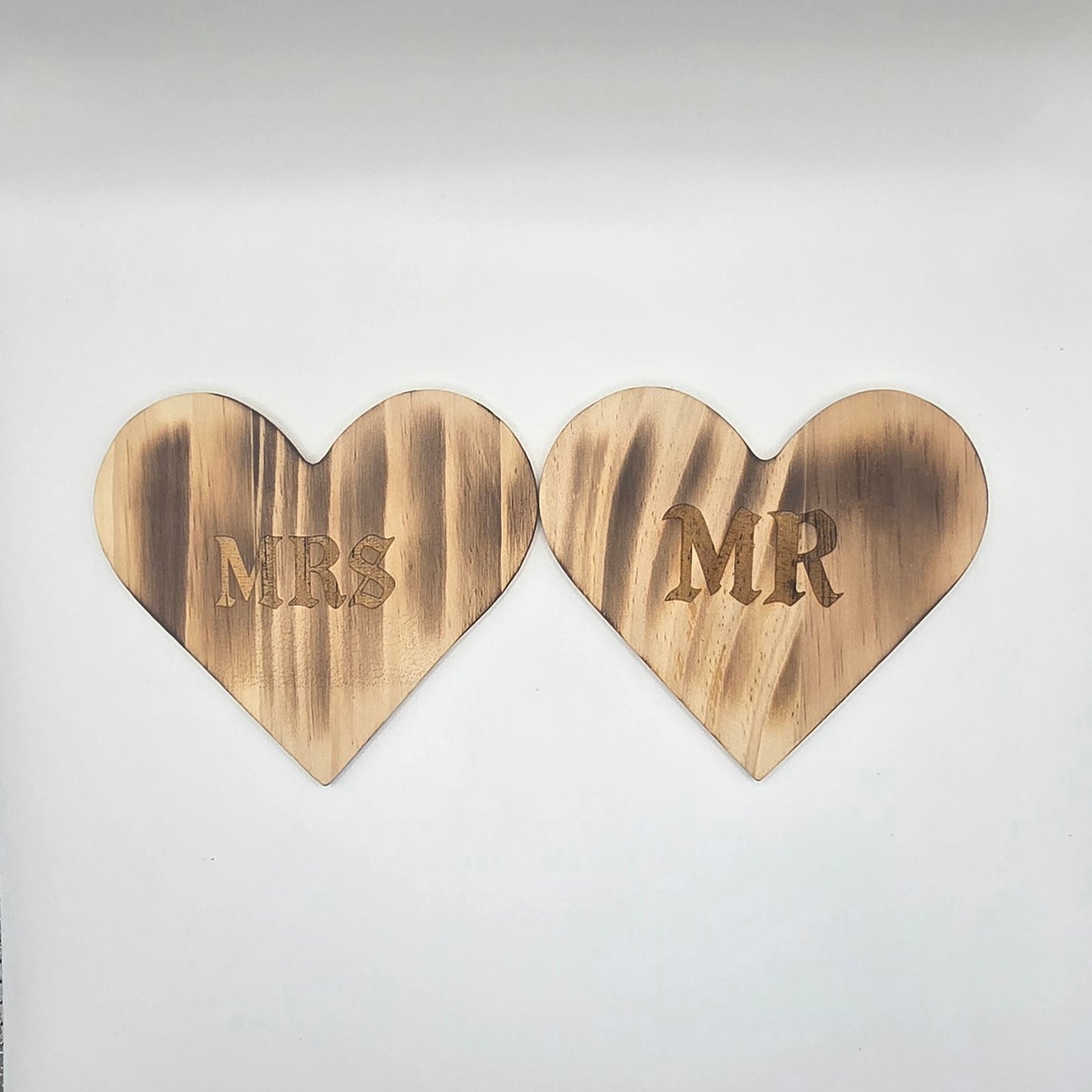 Valentine's Day Edition - Engraved Wooden Coasters (Set of 2)
