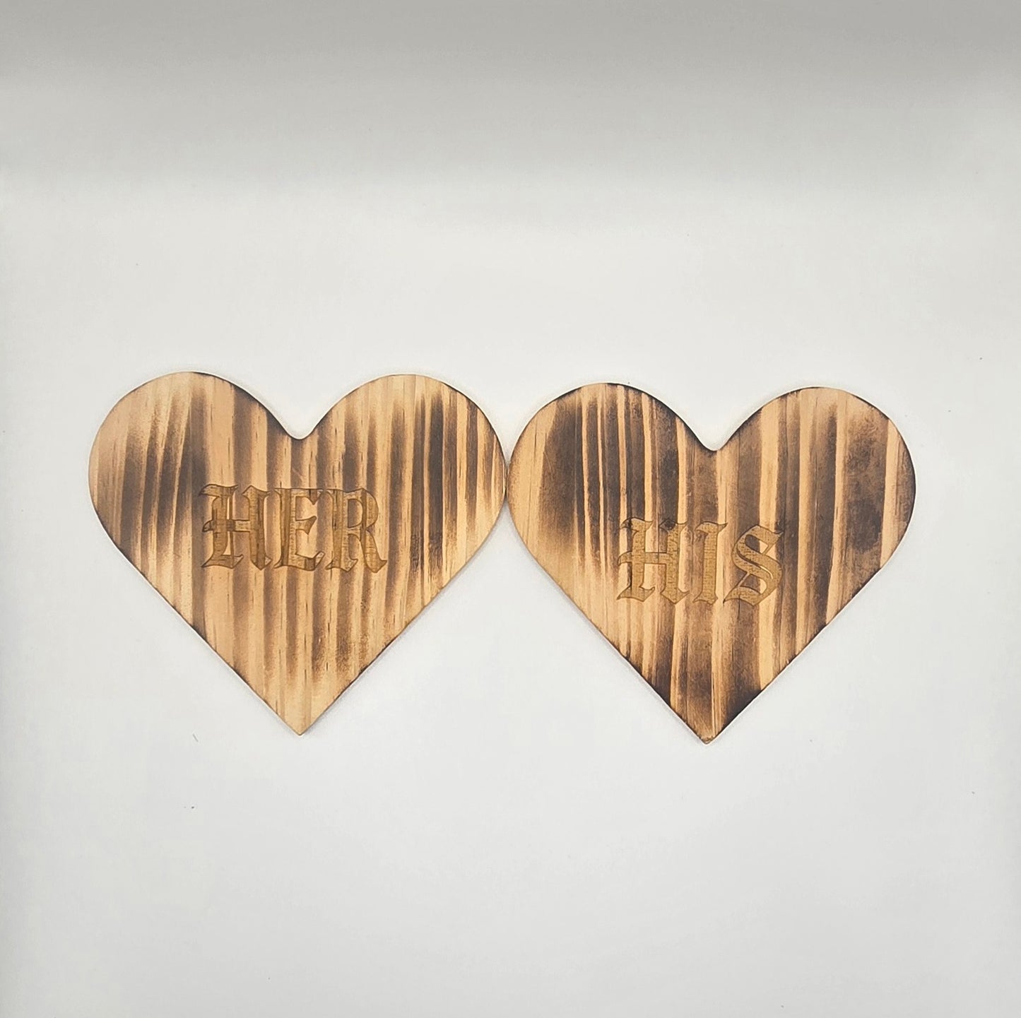 Valentine's Day Edition - Engraved Wooden Coasters (Set of 2)